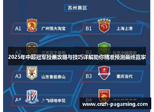 2025年中超冠军投票攻略与技巧详解助你精准预测最终赢家 2025年中超冠军投票攻略与技巧详解助你精准预测最终赢家
